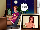 Porn web-surfing - Dirty sex flash game:You want to surf favorite porn sites qietly, but Hot bitch came out the monitor and wants to fuck!