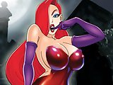 Zombie fuck Jessica - Tits flash game: Zombie caught hot Jessica Rabbit on the cemetary, strip this babe, massage her body to get her pussy wet, fuck 