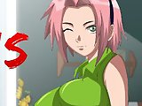 Naruto and Sakura...