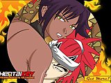 Bleach pussy burn - Xxx hentai flash game - Fuck Yuroichis gently, her pussy very hot, do it very gently without having a pussy burn, take her to clim