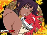 Bleach pussy burn - Xxx hentai flash game - Fuck Yuroichis gently, her pussy very hot, do it very gently without having a pussy burn, take her to clim