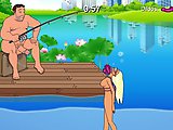 Dildo Fishing - Flash fuck game:Sexy diver chicks just love gigant dildos! Catch them and fuck in doggy style!