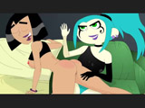 dannyphantom. Spanking girls in D-Phantom Jazz and Sam having fun spanking their hot red buns.