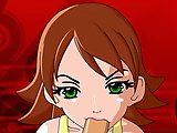 Teen Blowjob - Adult hentai flash game - Nice girl with big green eyes and bouncy boobs makes you an incomparable blowjob!