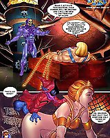 He Man comics - heroine fucked hard in her pussy