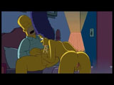 Sleepy fuck - the Simpsons - It`s the evening at Simpsons house, Homer feels a little stressed and Marge tries to make him more relaxed by seducting h