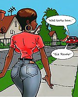 Deepthroat Black Cock Toons - Uncensored Adult Comics Sex