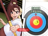 Hitomi Senpai - Sexy hitomy Senpai is an archer girl. Try to get a maximum score to unlock all the sex points!