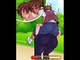 Street Games - You were playing basketball and a sexy lady with enormous boobs hits you with a ball, she carries you to the hospital. Try to touch her