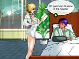 Hot Terapy - You are lying in a terapy room with a broken hand, A sexy nurse comes and makes you horny. And here you go you get first class terrapy bl