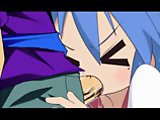 Konata mini - Love cheerleader outfits? Then Konata video from Lucky Star is right for you. Owesome threesome fucking is so hot that it burns!
