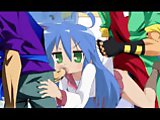 Konata mini - Love cheerleader outfits? Then Konata video from Lucky Star is right for you. Owesome threesome fucking is so hot that it burns!