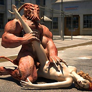 Fantasy chicks fucked by monsters