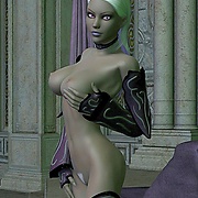Hot 3D elf warrior babes