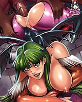 Hot Morrigan Aensland banging