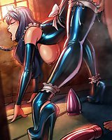 Anime house maid brutally fucked
