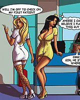 Nurses at the hospital - sex comics for adults