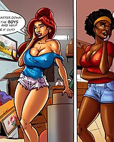 Slutty milf tempts neighbor's teenage sons