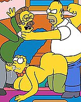 Homer Simpson cartoon sex
