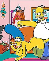Homer Simpson cartoon sex