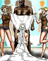 Hot brides and black cocks - adult comix