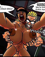 Interracial black and white porn comics