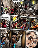 Interracial sex comics with space sluts