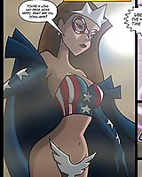 Sexy Liberty superhero cartoon porn comix