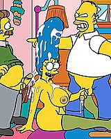 Homer Simpson cartoon sex