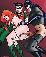 Batman and the Incredibles cartoon sex
