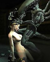 Alien sex and fuck machines