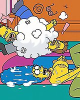 Homer Simpson cartoon sex