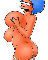 Simpsons cartoon sex big mature boobs