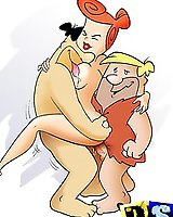 Flintstones anal and pussy fuck porn pics