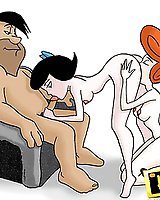 Betty Rubbles and Willma Flintstone get hammered