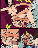 Evil king bangs his witch bitches comics for adults