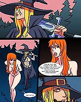 Witch punishes a sexy princess - sex comics