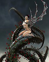 Fantasy sex art in all its beauty - monsters, dragons, hot girls