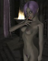 Cute stripped fantasy girl wants sex